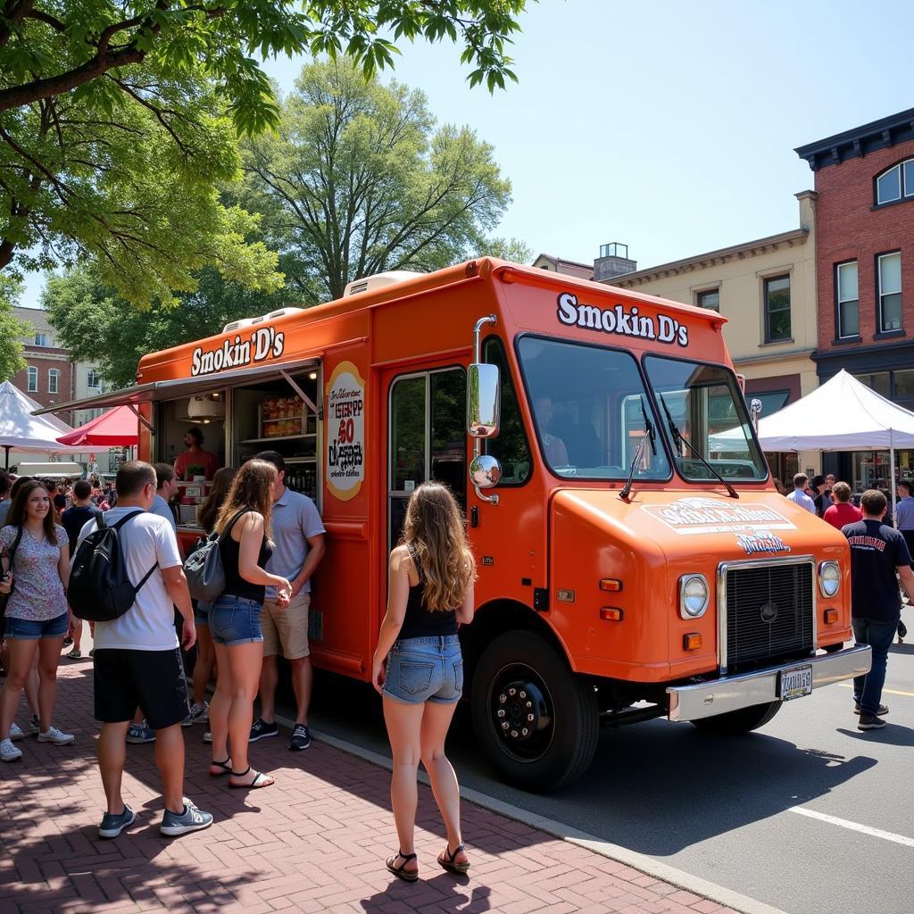 Smokin' D's Food Truck at a Local Event