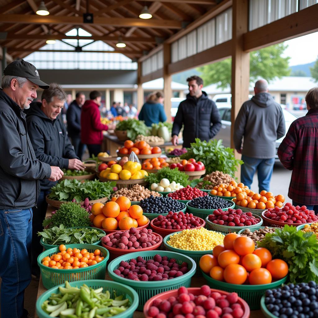 Fresh Produce at the Soldotna Alaska Local Market