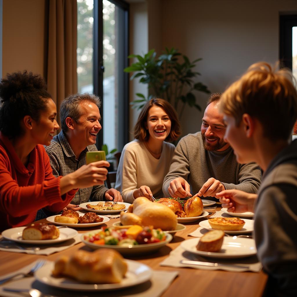 Sharing a Soul Food Thanksgiving Meal