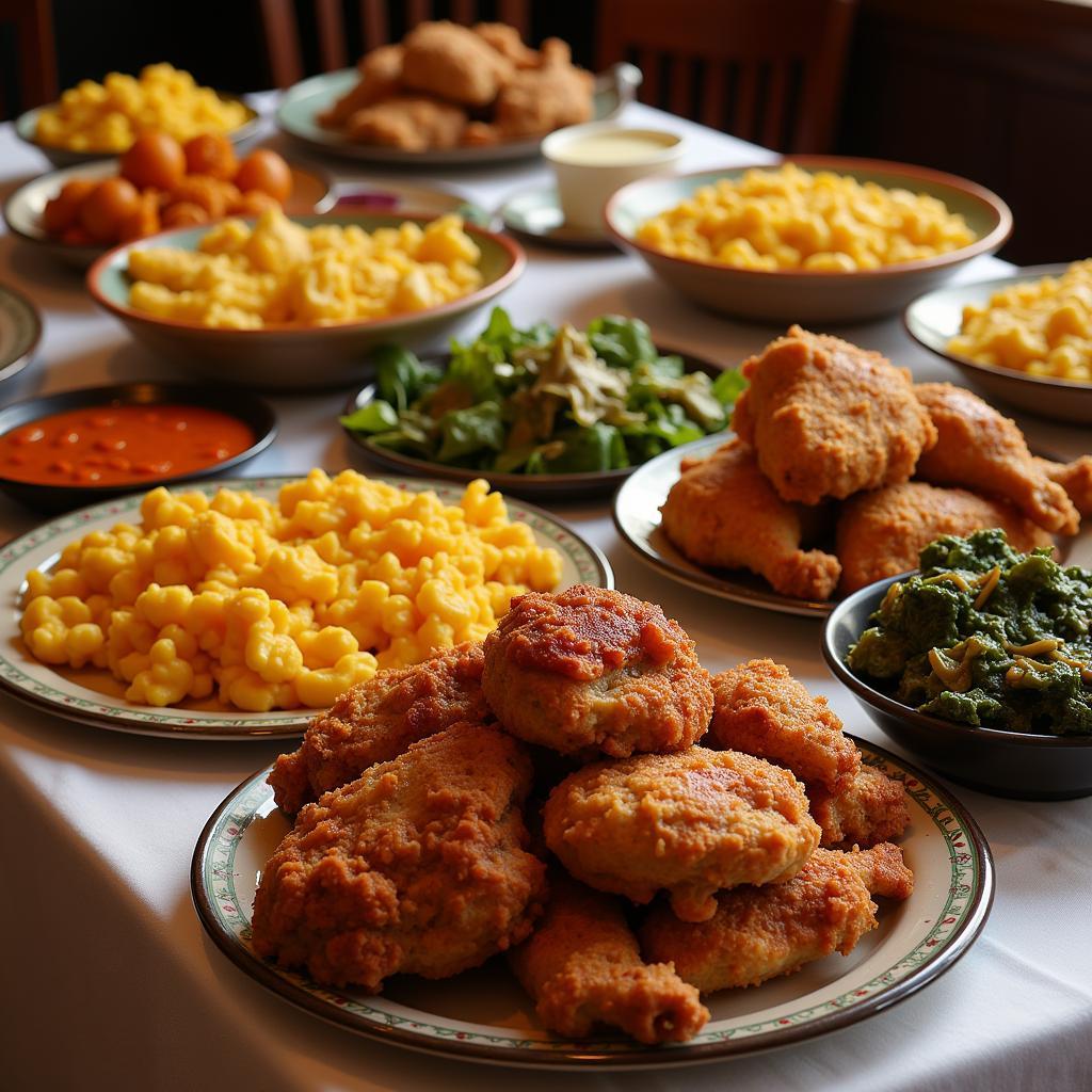 A Bountiful Soul Food Thanksgiving Spread