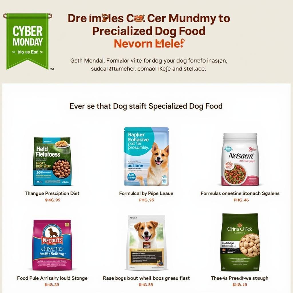 Specialized Dog Food Cyber Monday Discounts