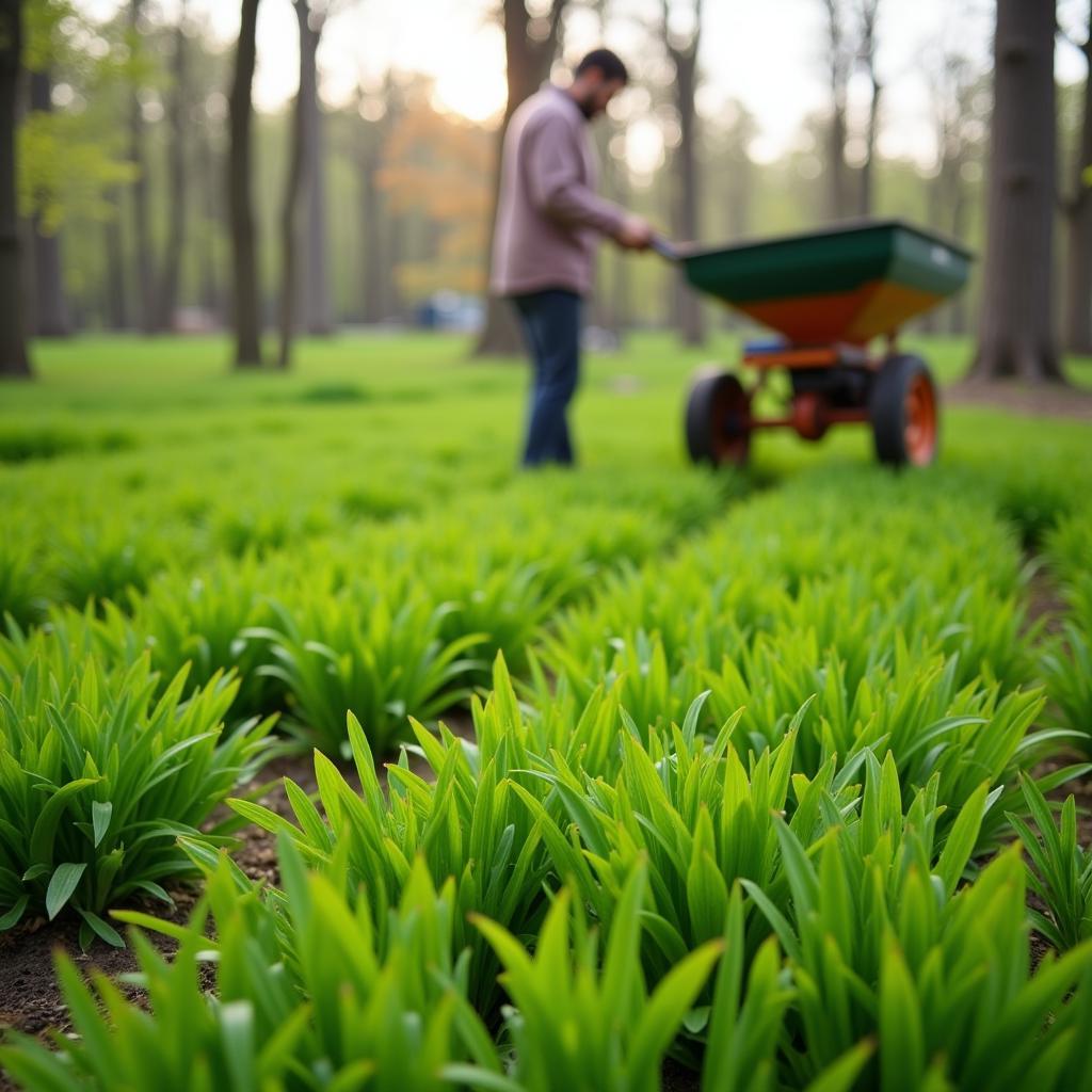 Spring Food Plot Fertilization