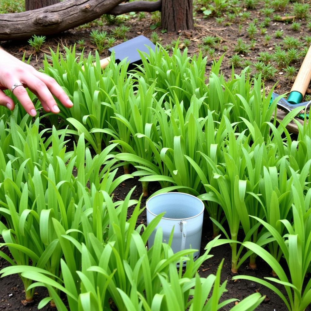 Maintaining a spring food plot