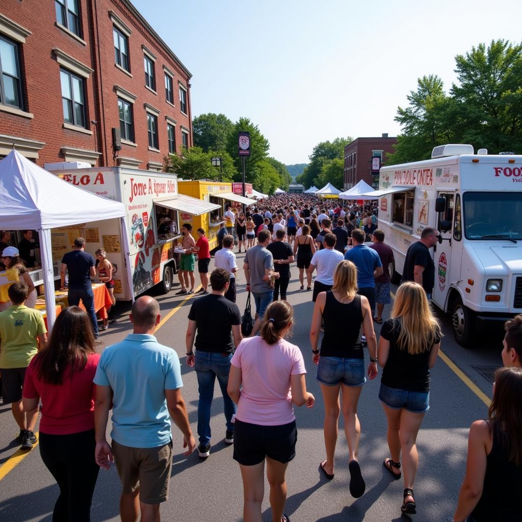 St. Louis Food Truck Friday Crowd