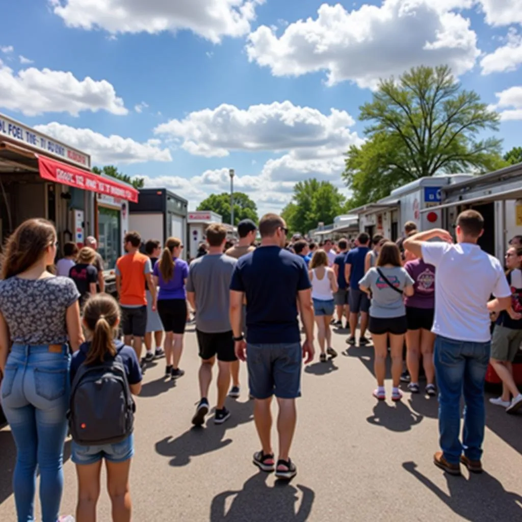 St. Paul Food Truck Festival Crowd