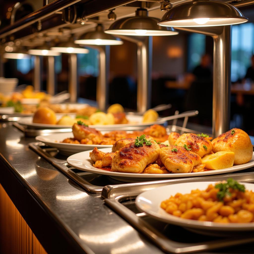 Steam Table at a Buffet Restaurant