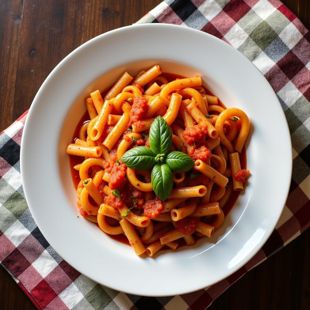 Steaming Plate of Pasta