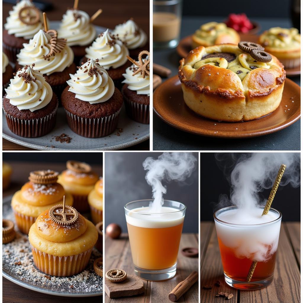 Examples of steampunk food