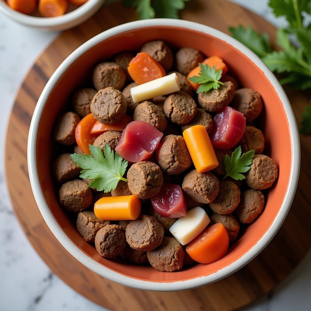 Fresh Ingredients in Stewart Raw Naturals Dog Food