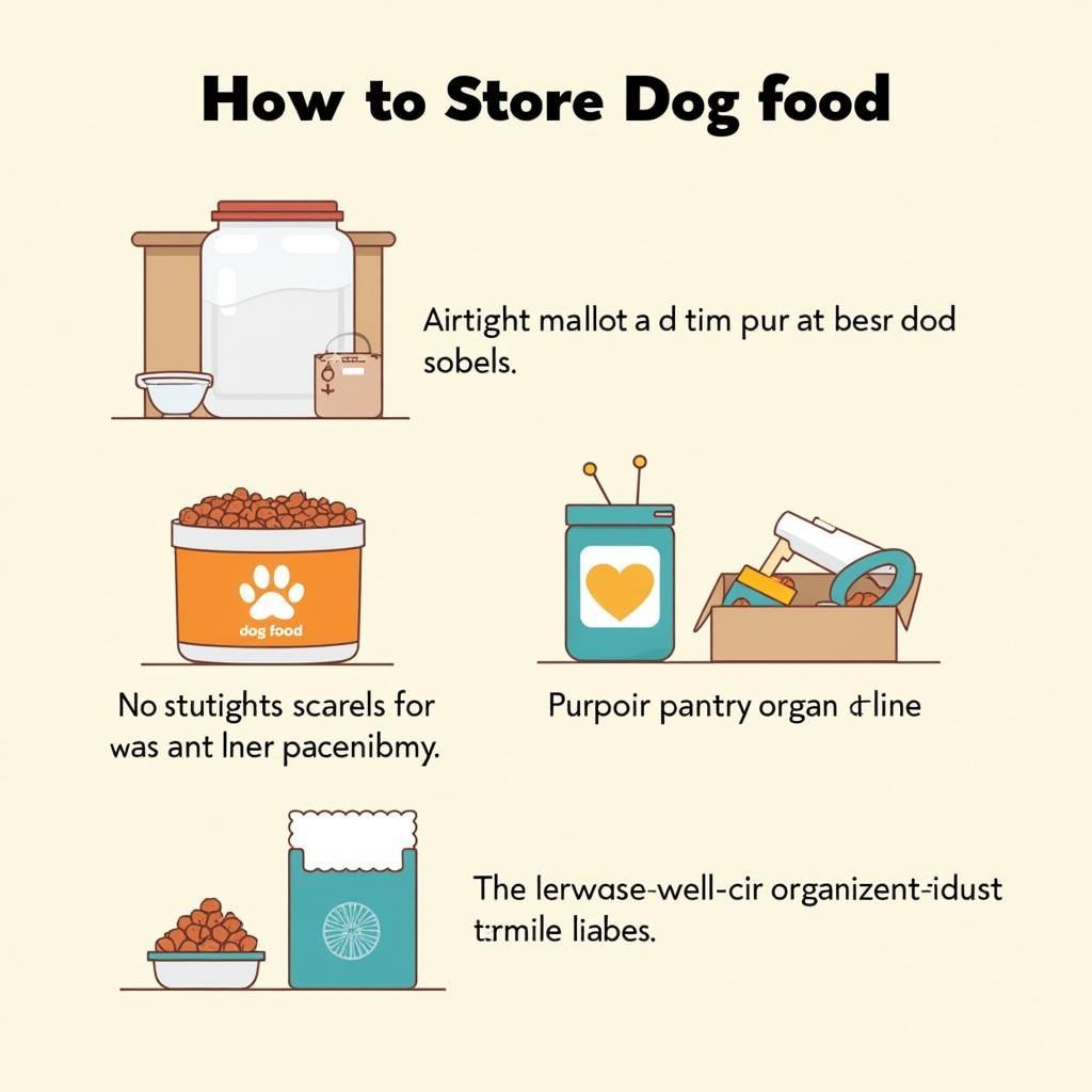 Storing Dog Food Properly