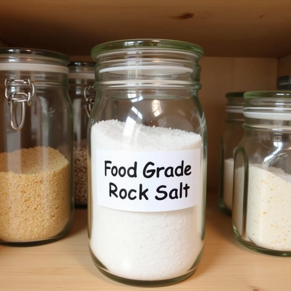 Properly Storing Food Grade Rock Salt