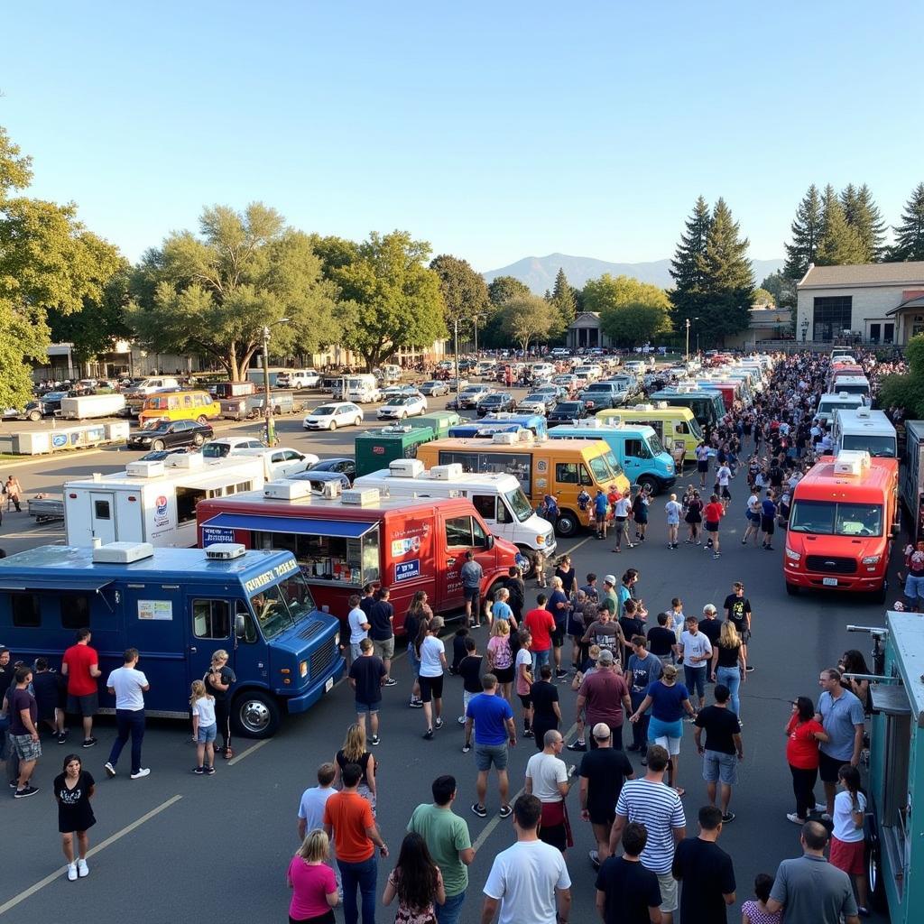 Food truck park in Sunnyvale