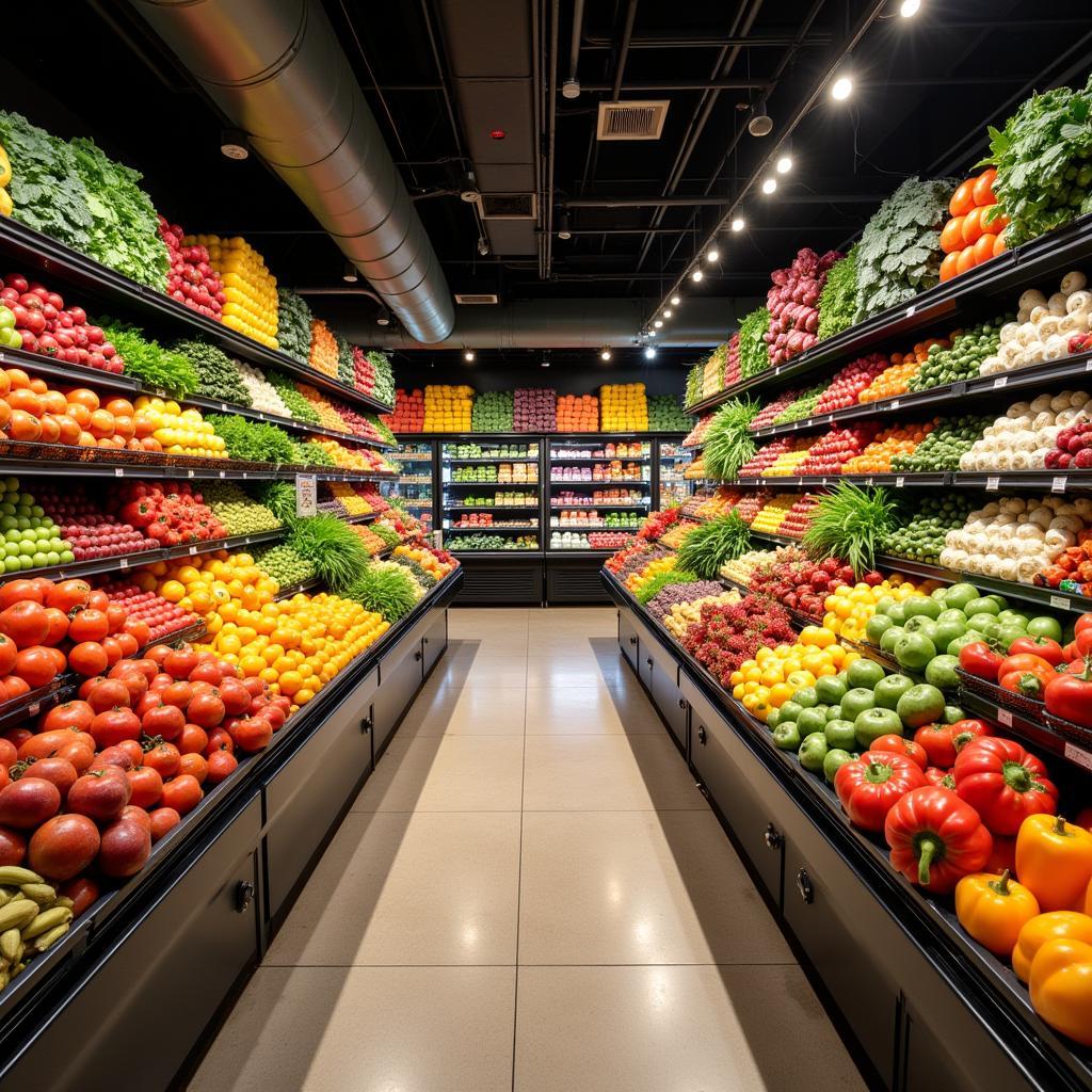 Vibrant Produce Display at Superfresh Food World