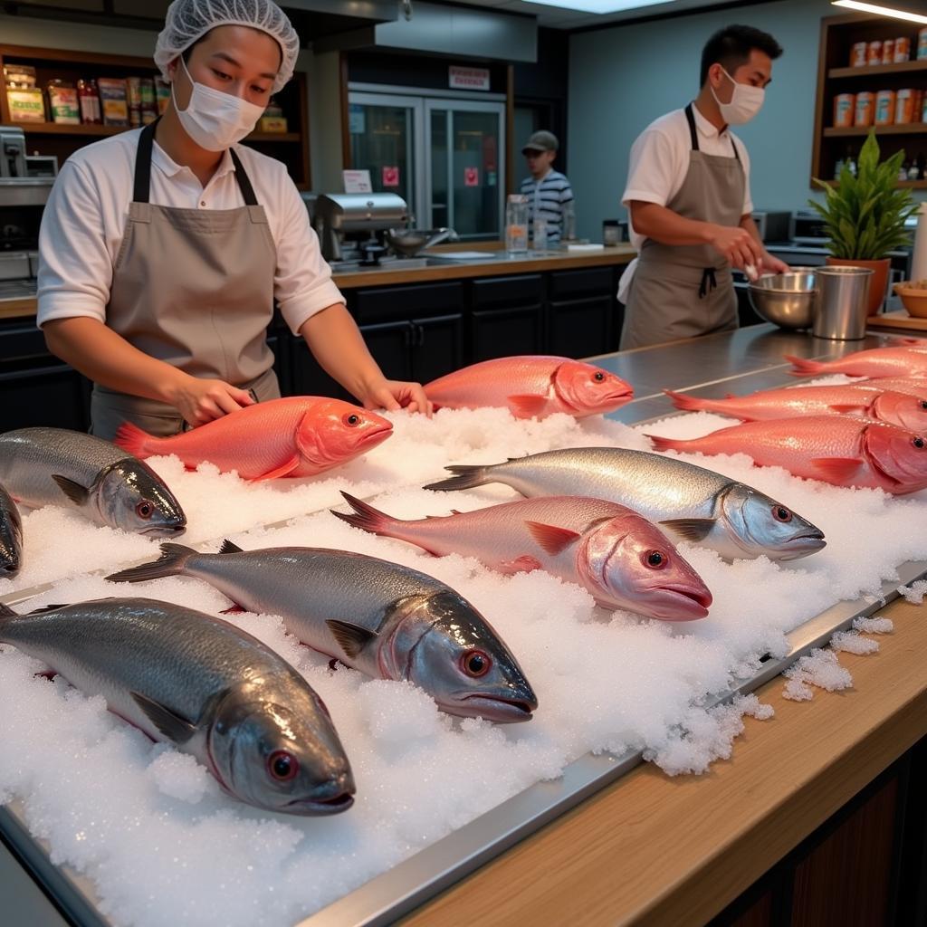  Fresh Seafood Selection at Superfresh Food World 