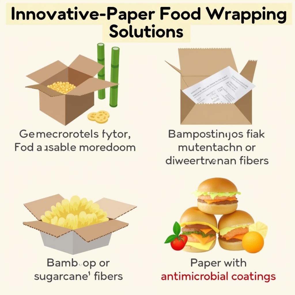 Sustainable and Innovative Paper Food Wrapping Solutions