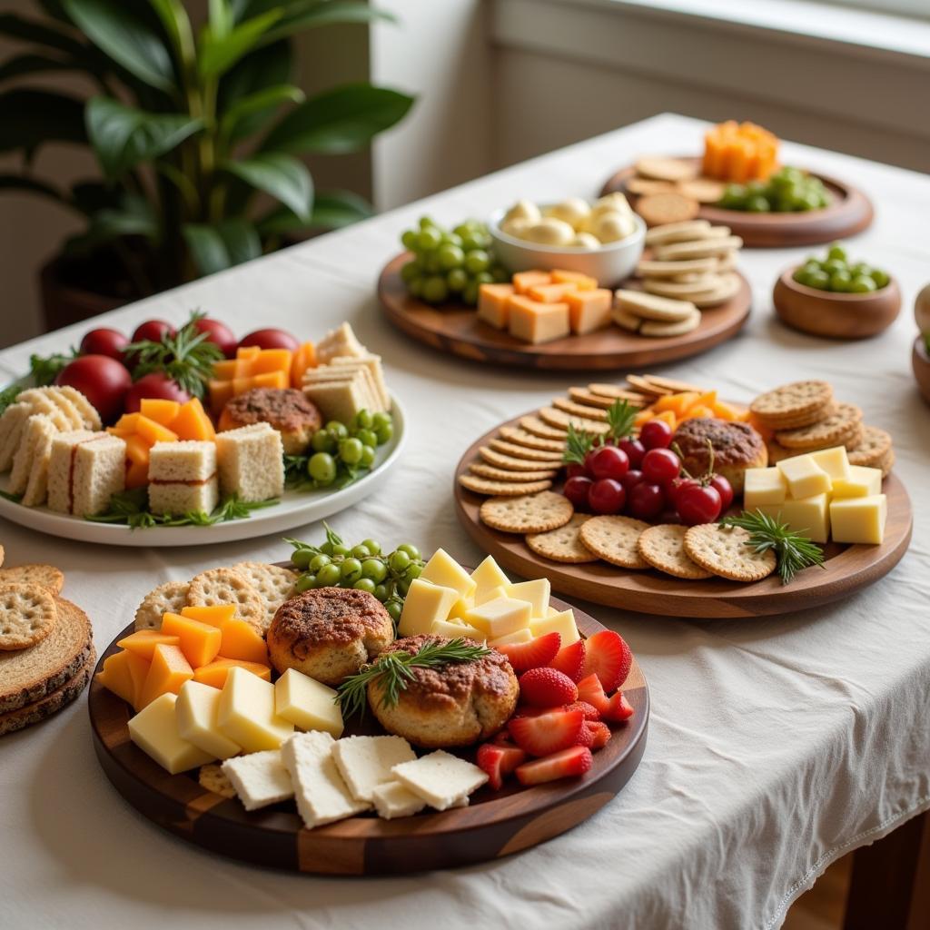 Assorted Sympathy Food Platter Ideas