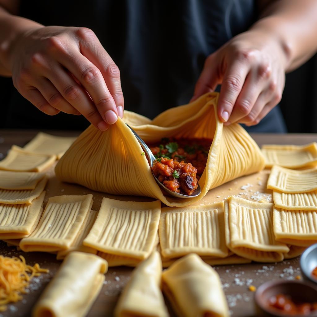 Tamale Preparation