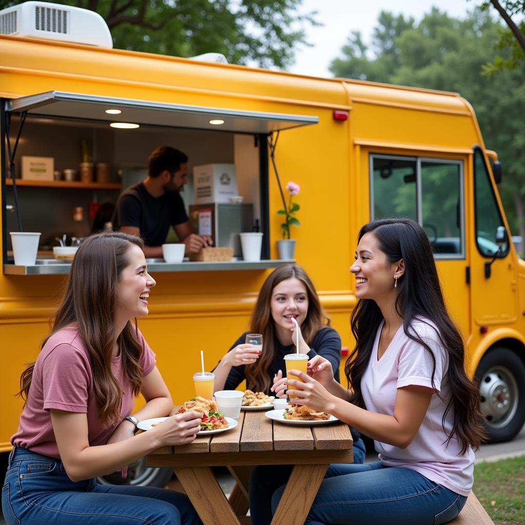 happy-customers-at-a-tampa-food-truck