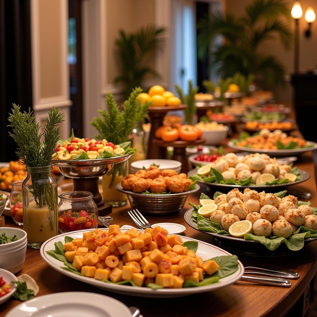 Themed Buffet Table