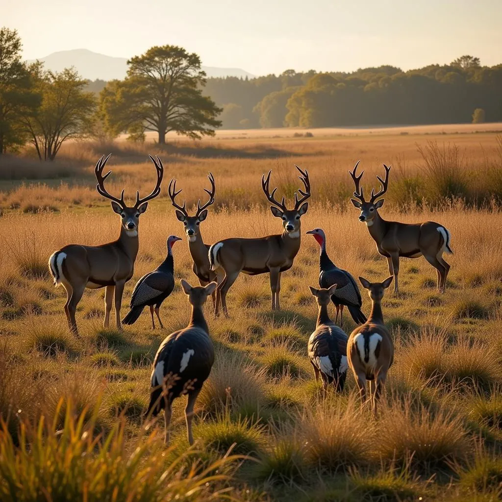 Thriving Wildlife in 7 Card Stud Food Plot