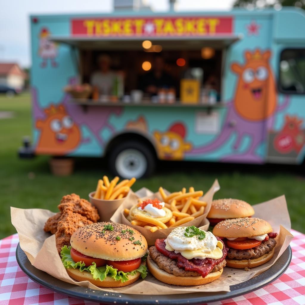 Popular food items from Tisket Tasket Food Truck