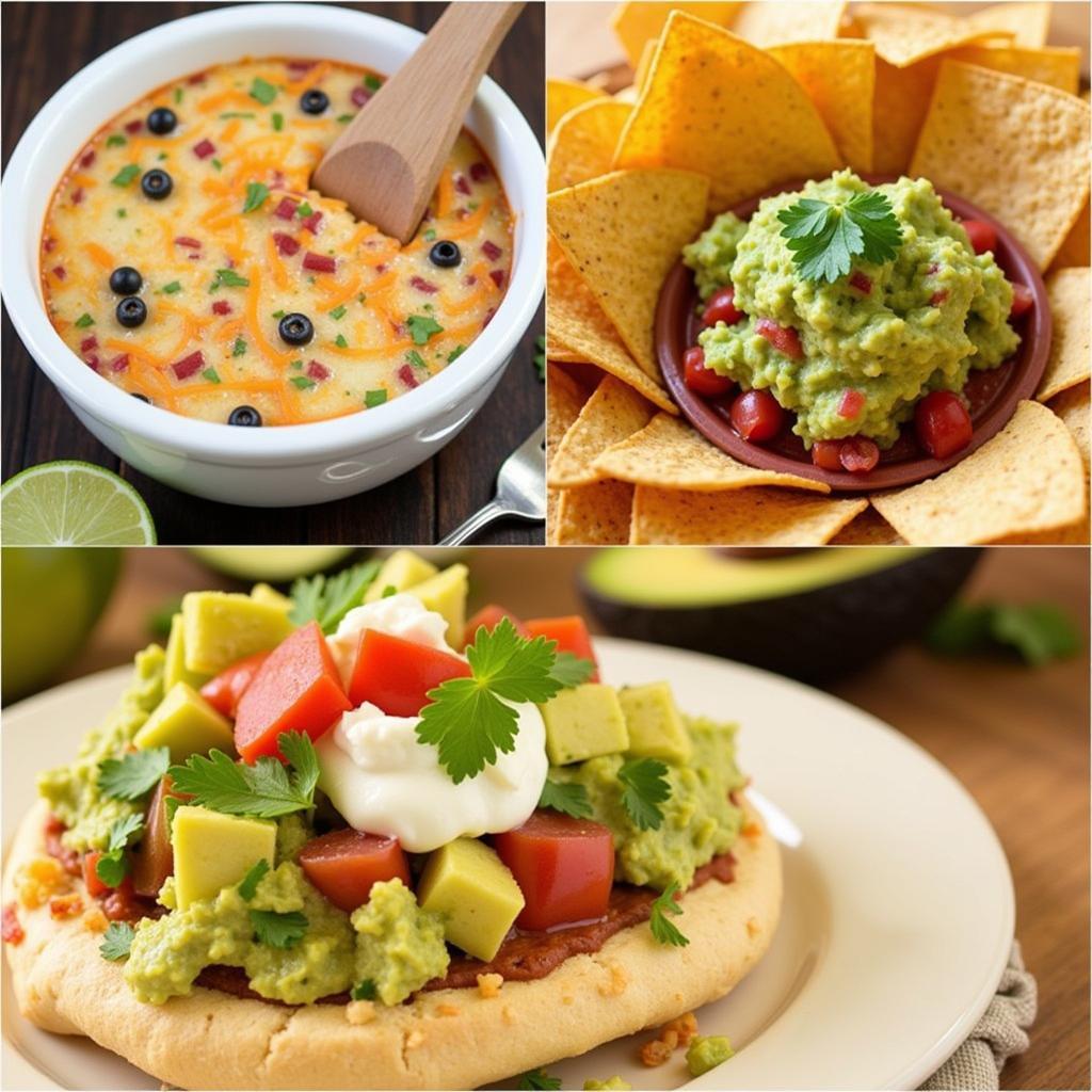 A colorful assortment of Tony's Mexican Food appetizers