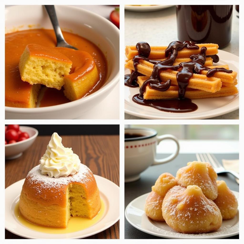 A delicious spread of Tony's Mexican Food desserts