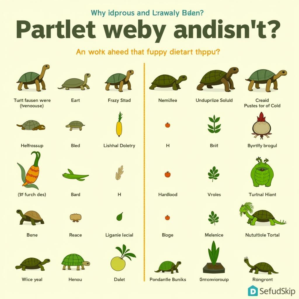 Tortoise Species and Their Diets