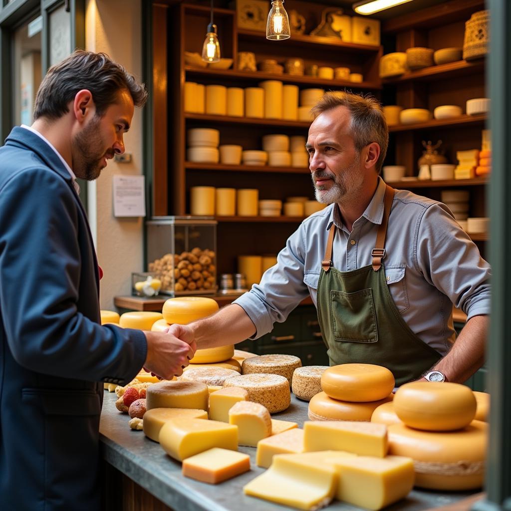 Traditional French Cheese Shop