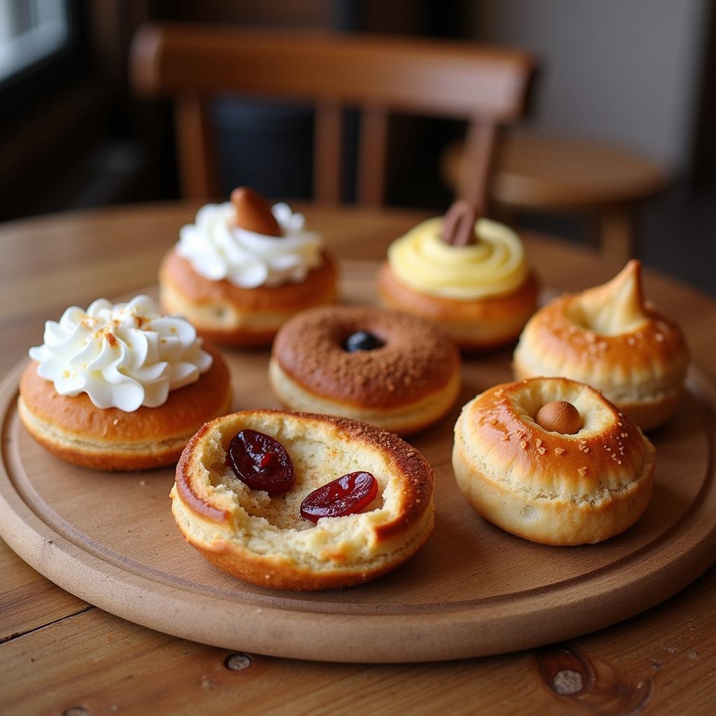 Traditional Norwegian Pastries in Bergen Cafe