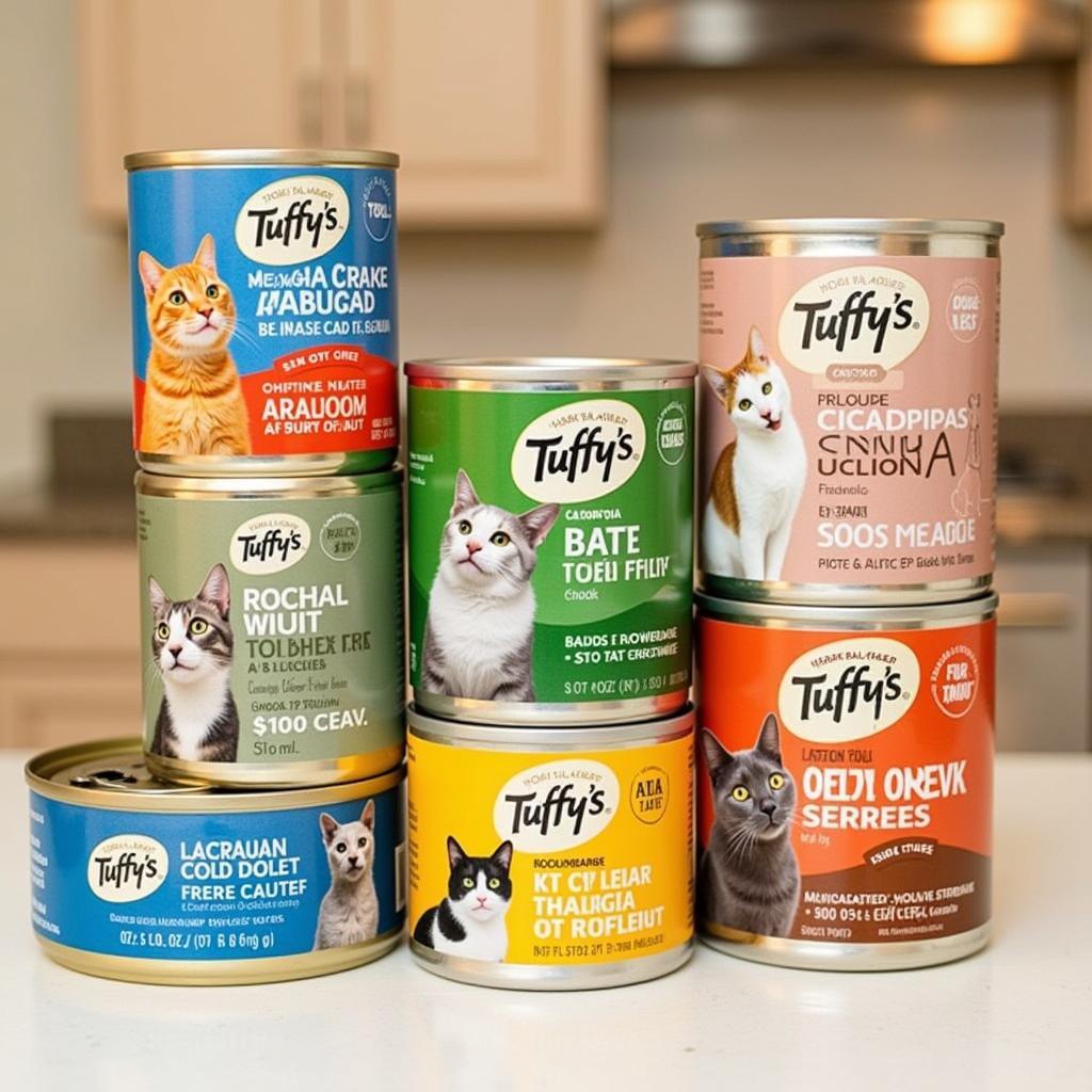 Cans of Tuffy's Wet Cat Food