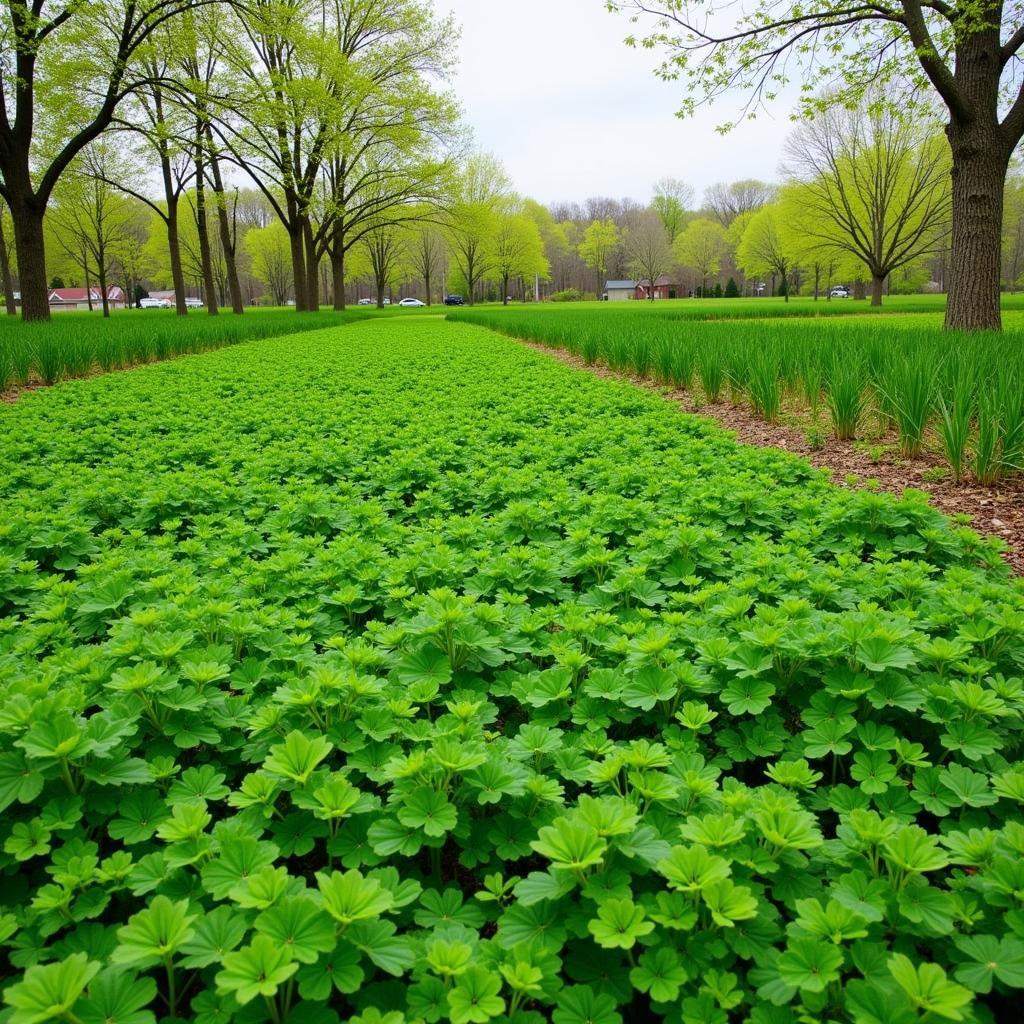 Turkey Food Plot with Spring Mix