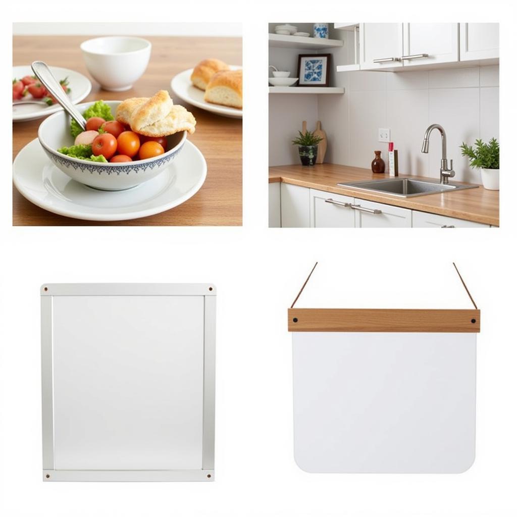 Different styles of food shields available for various food service needs.