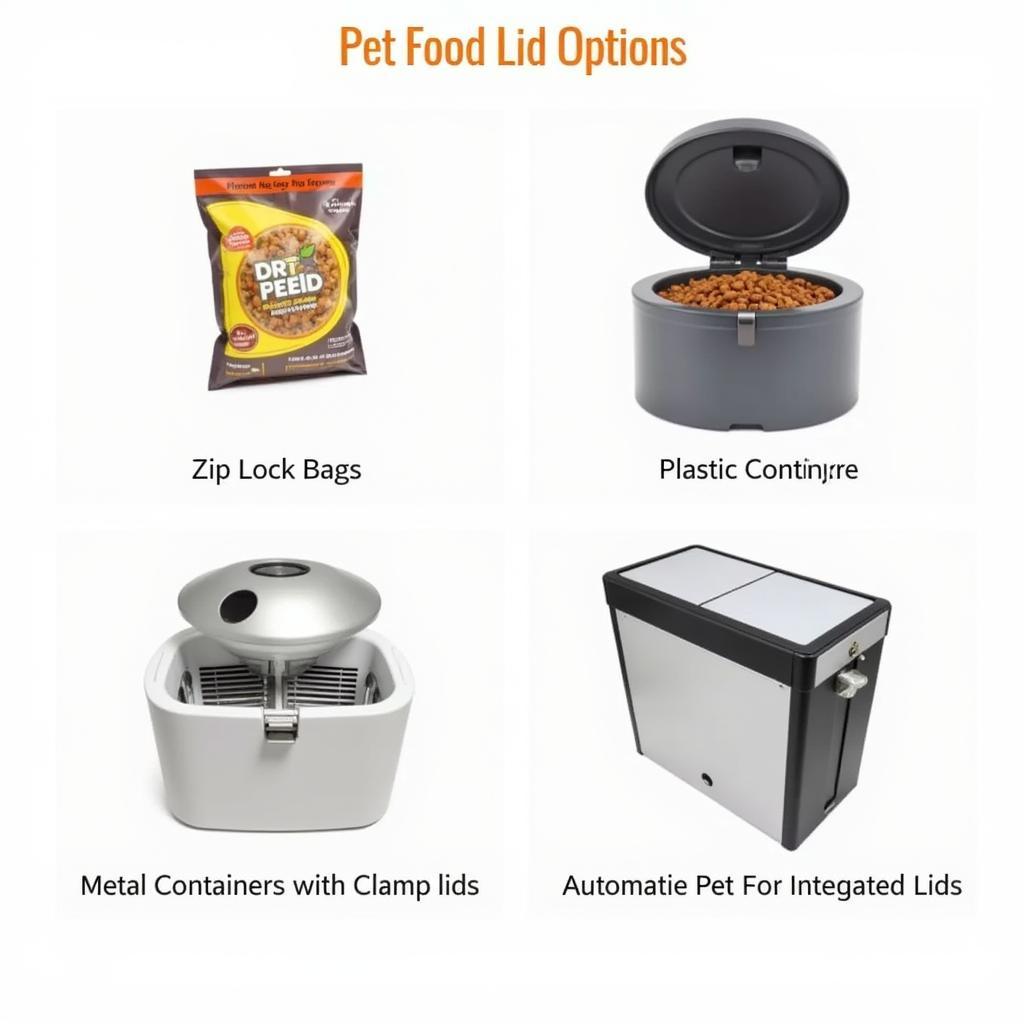 Types of Pet Food Lids