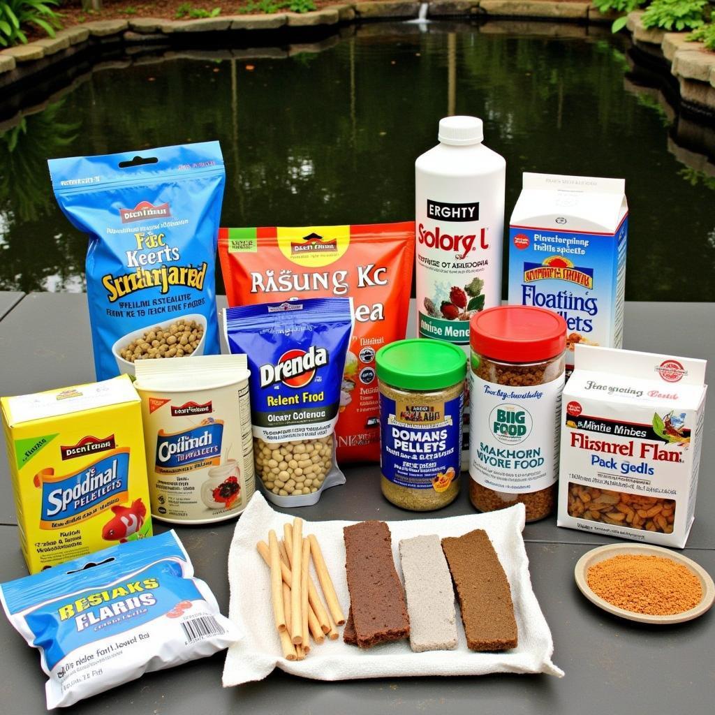 Different Types of Pond Fish Food