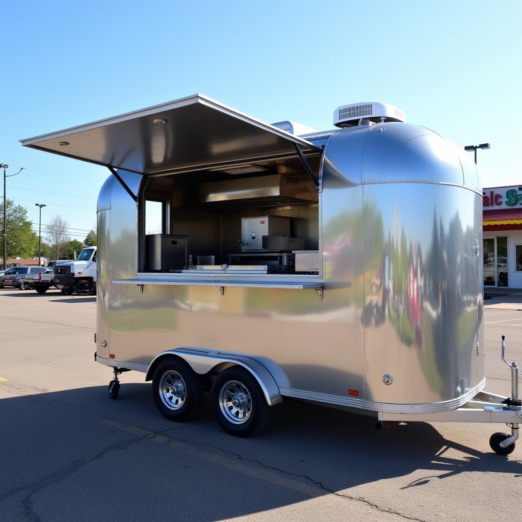 A Used Food Trailer for Sale in Massachusetts