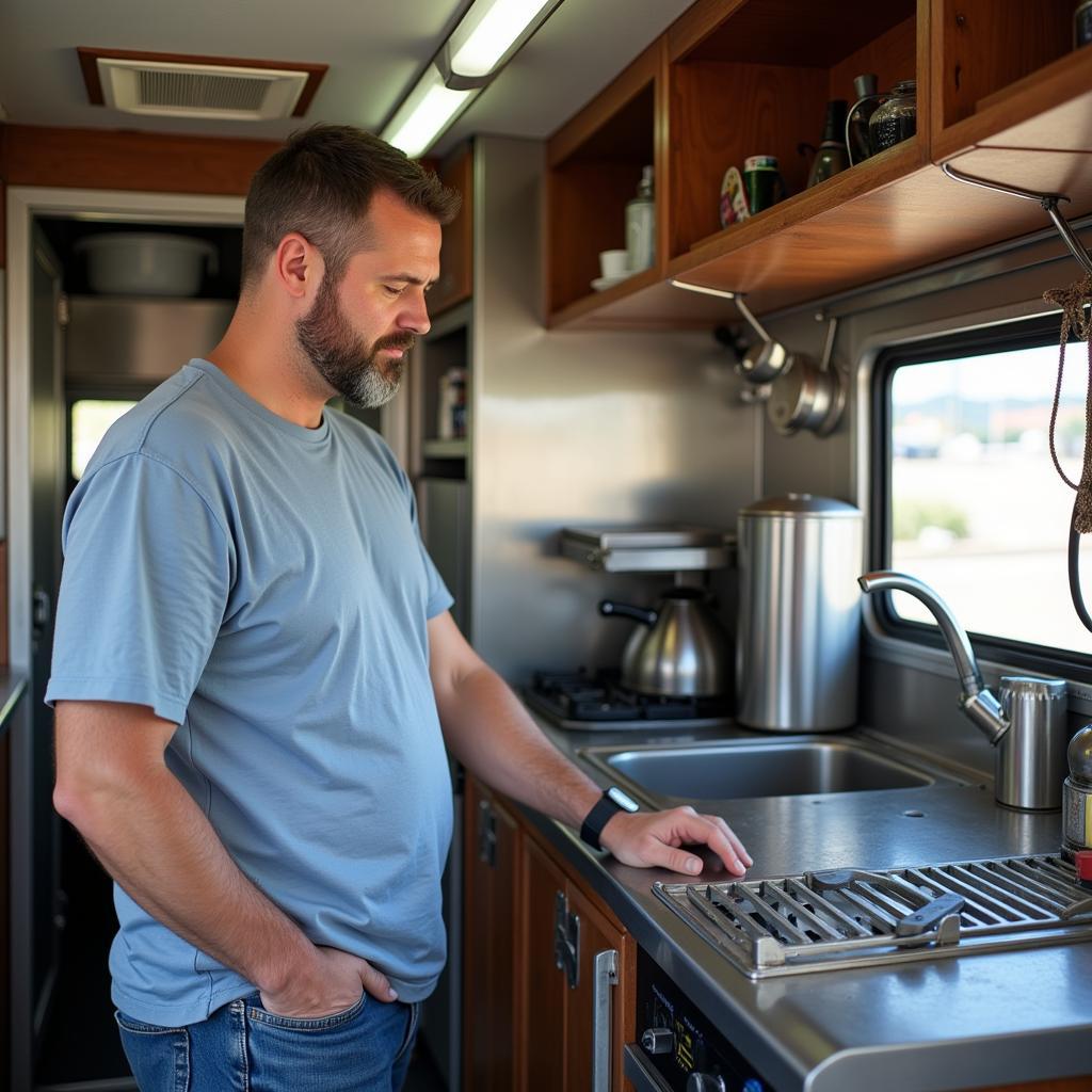 Inspecting a Used Food Truck