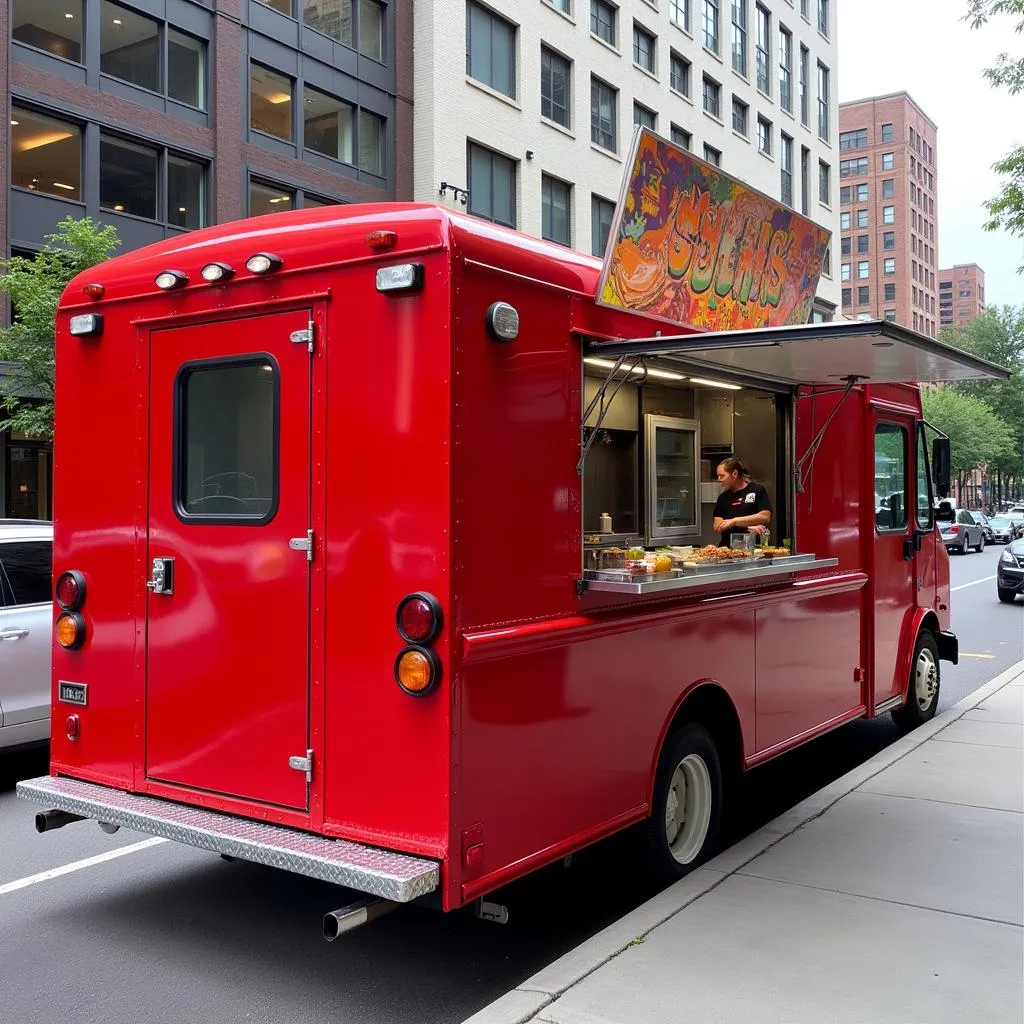 Used food truck in OKC exterior