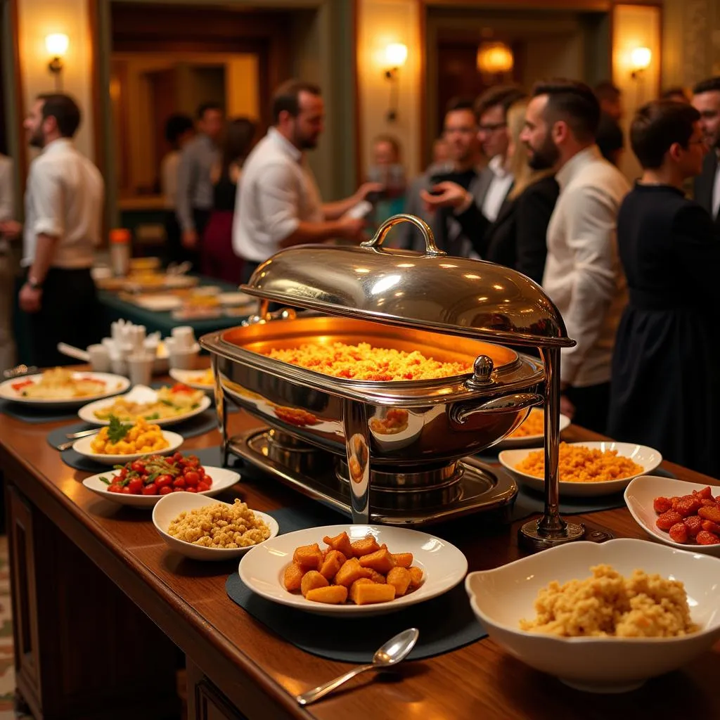 Pot Food Warmer at Buffet