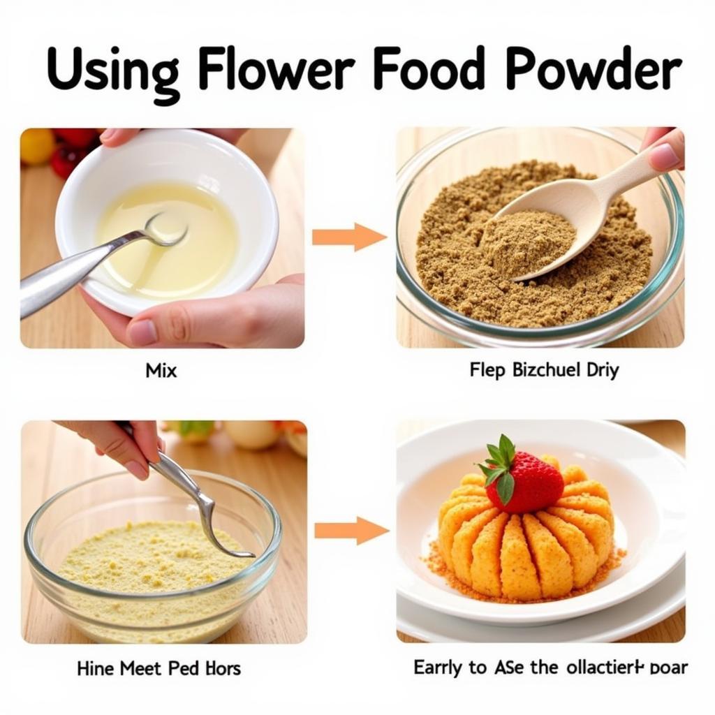 Using Flower Food Powder Effectively