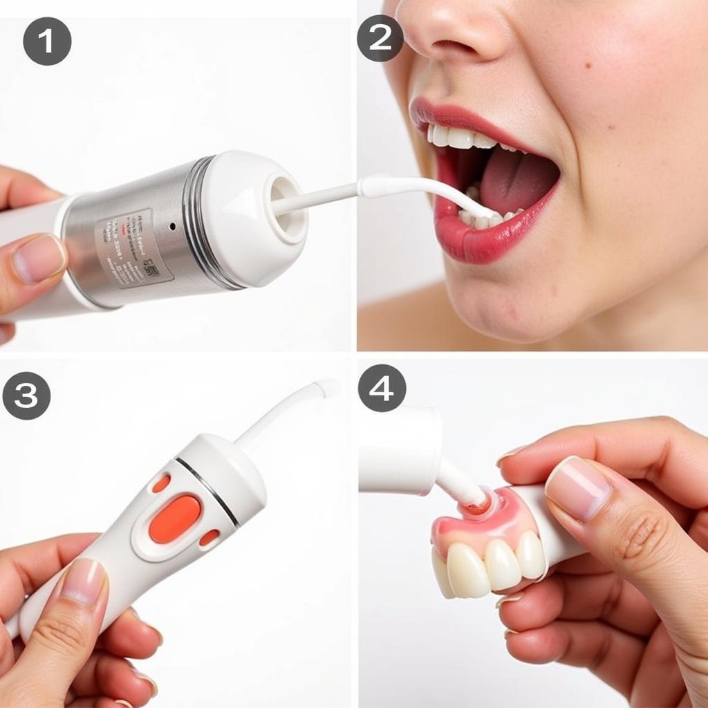 Using a Water Flosser for a Broken Tooth