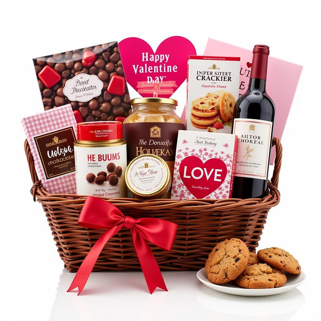 Valentine's Day Food Gift Basket