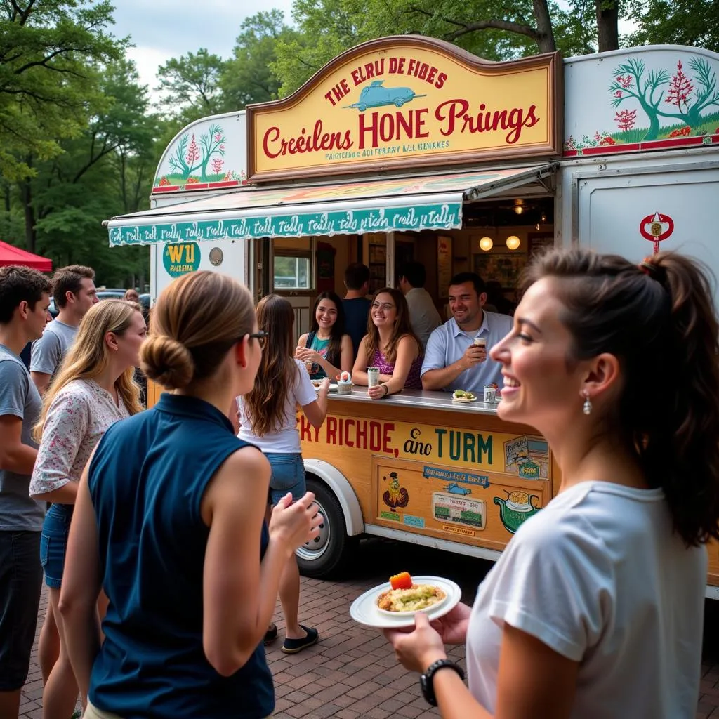 Valereats Food Truck Customers