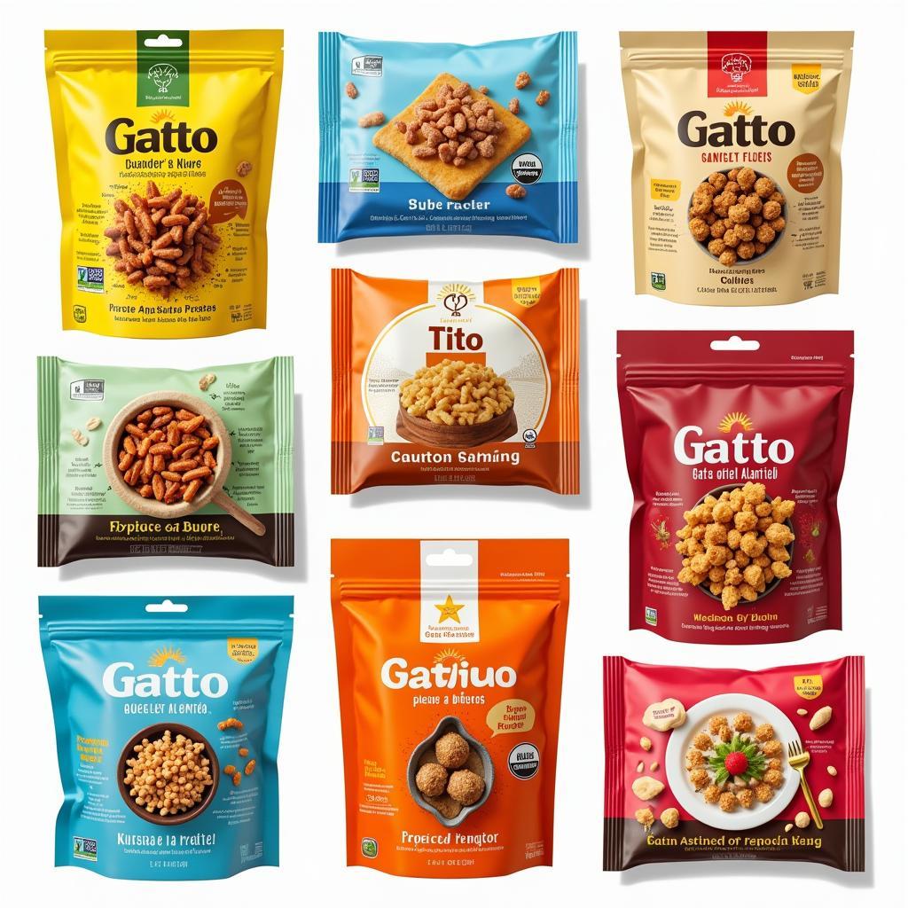 A Diverse Array of Gatto Food Packaging