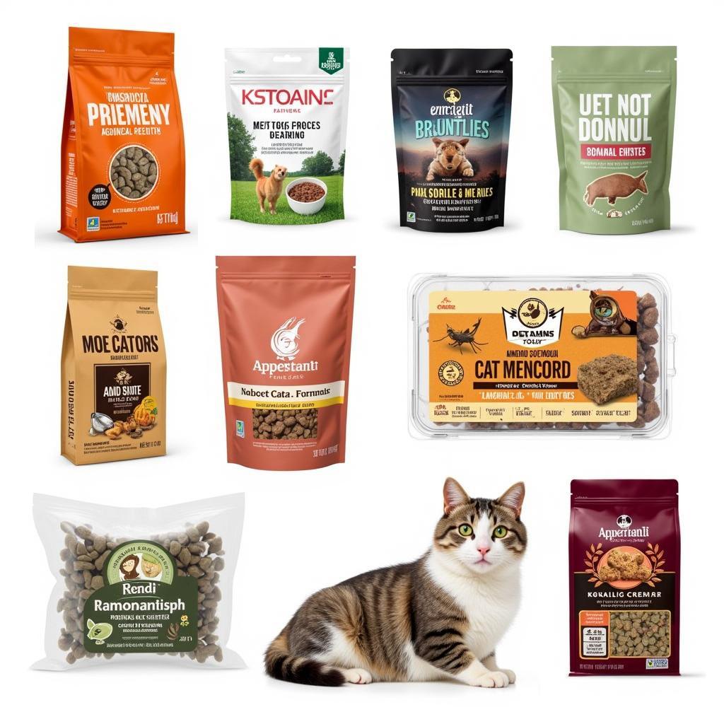 Variety of Insect-Based Cat Food Options