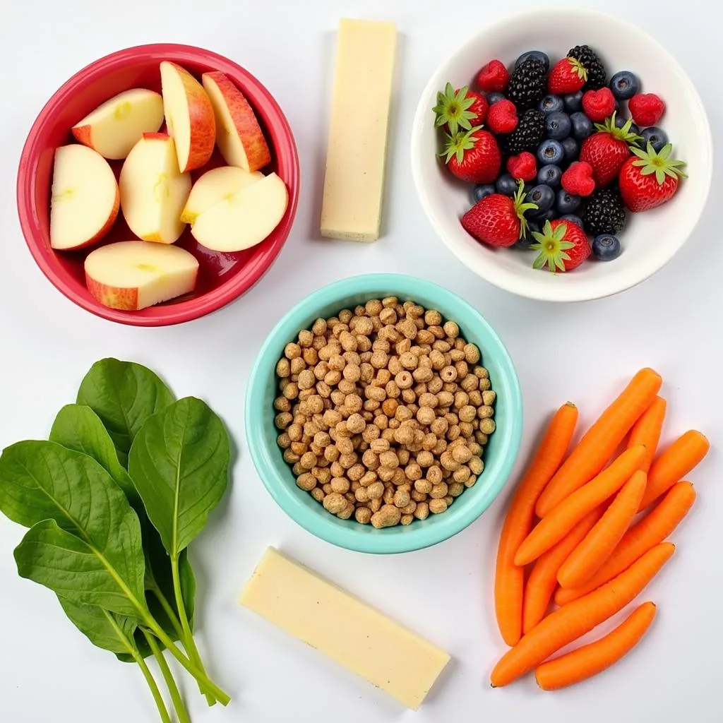 Assortment of Food for Mynah Birds