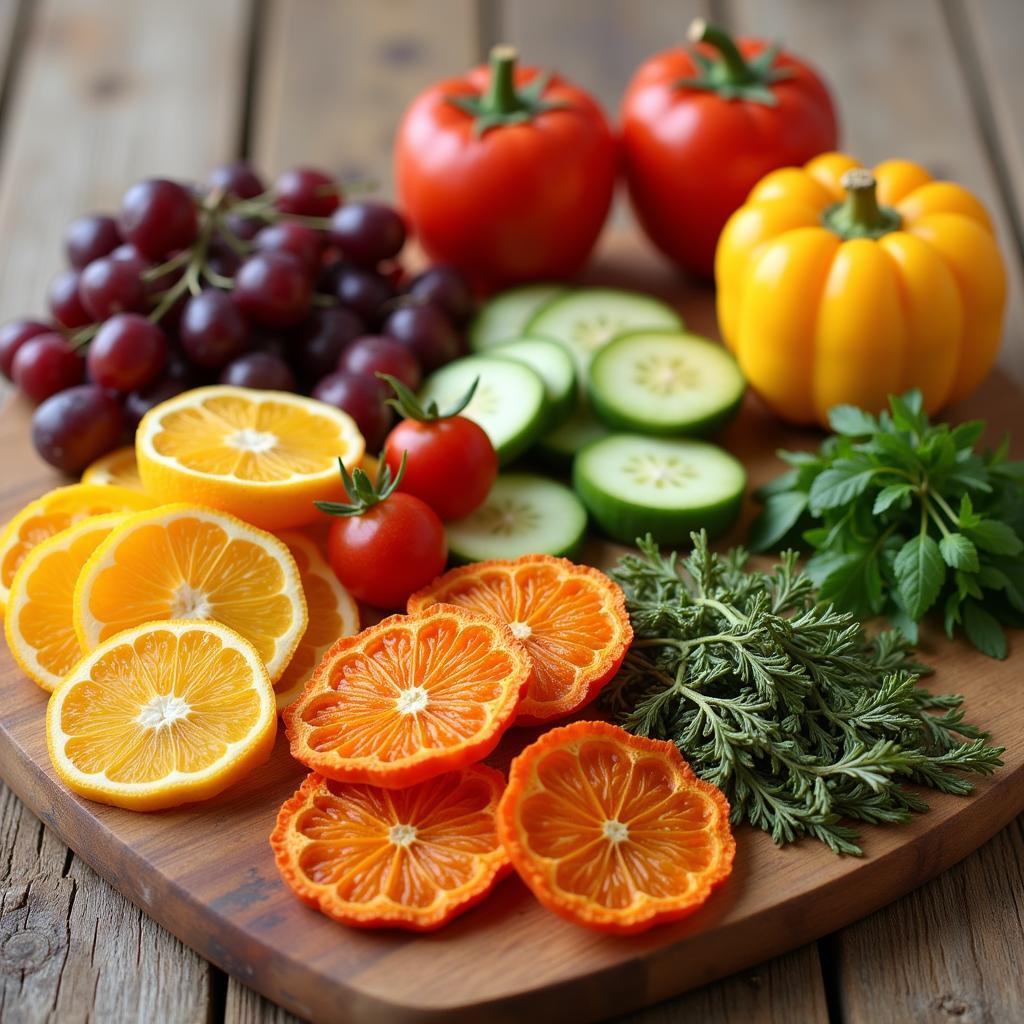 Various Dried Foods from Dehydrator