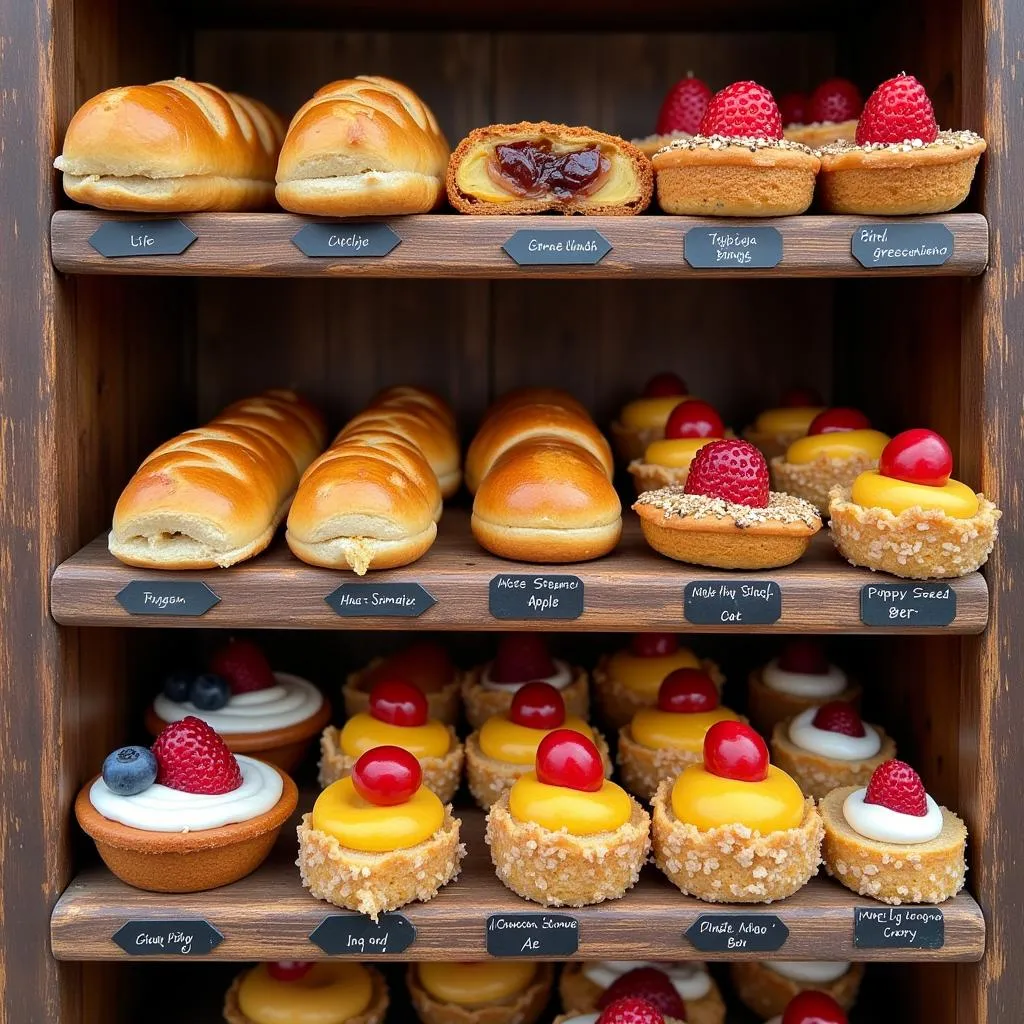 Assortment of Vegan German Pastries