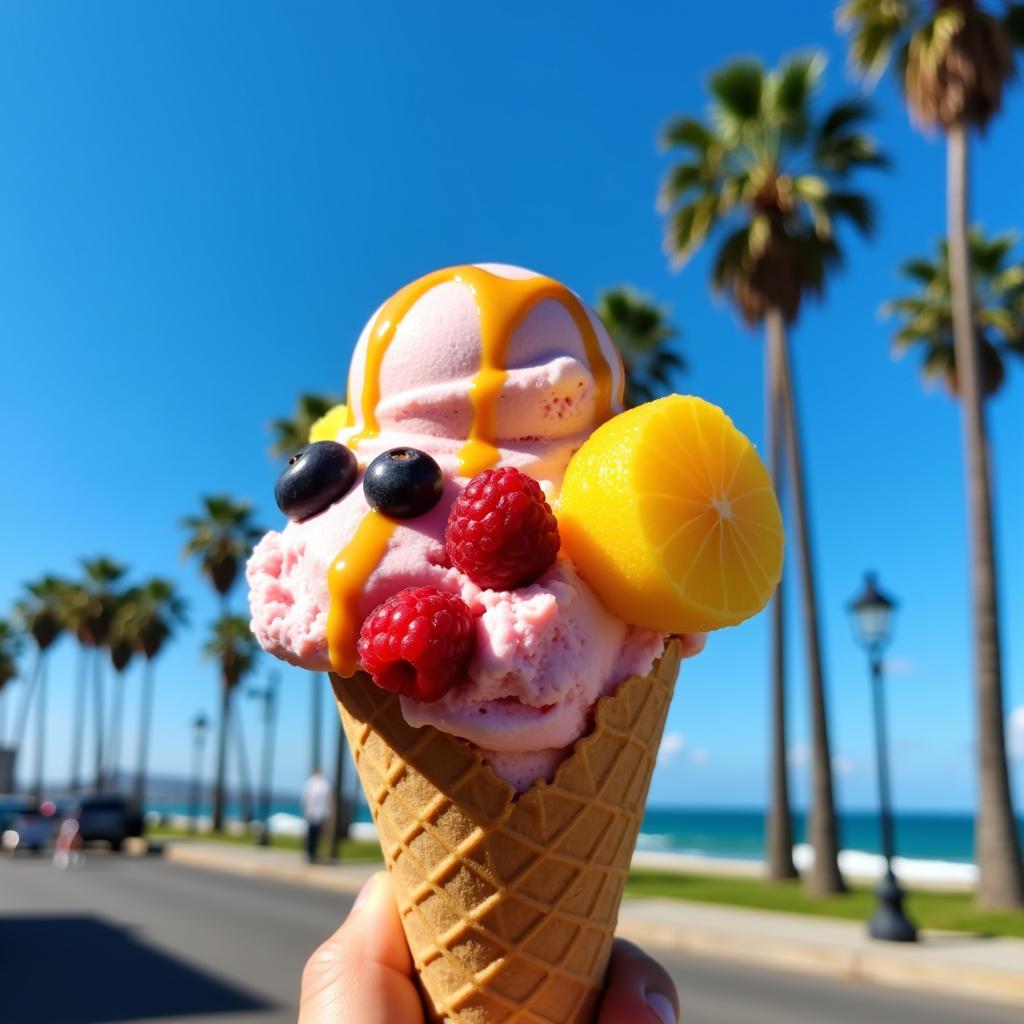 Refreshing Vegan Ice Cream in Cancun