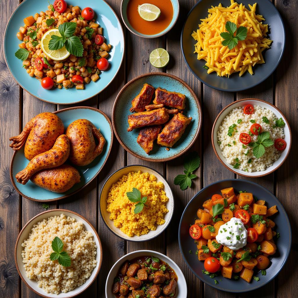 Vegan Dishes from Different Cultures